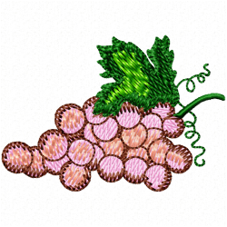 Grapes Embroidery Design 2 Grapes Embroidery Design 2